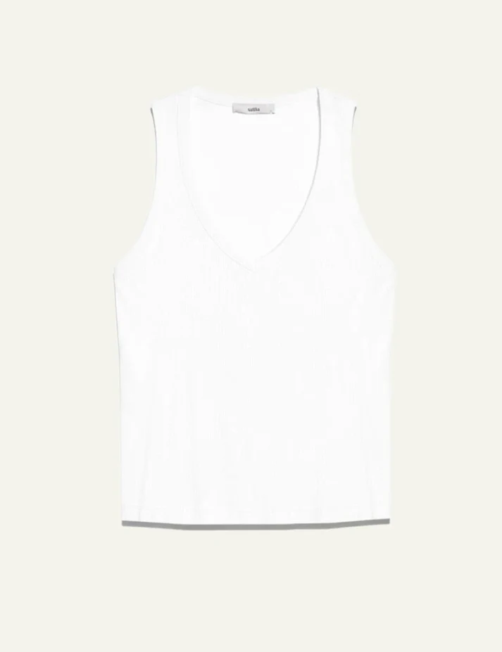 Milla Sleeveless V-Neck Top