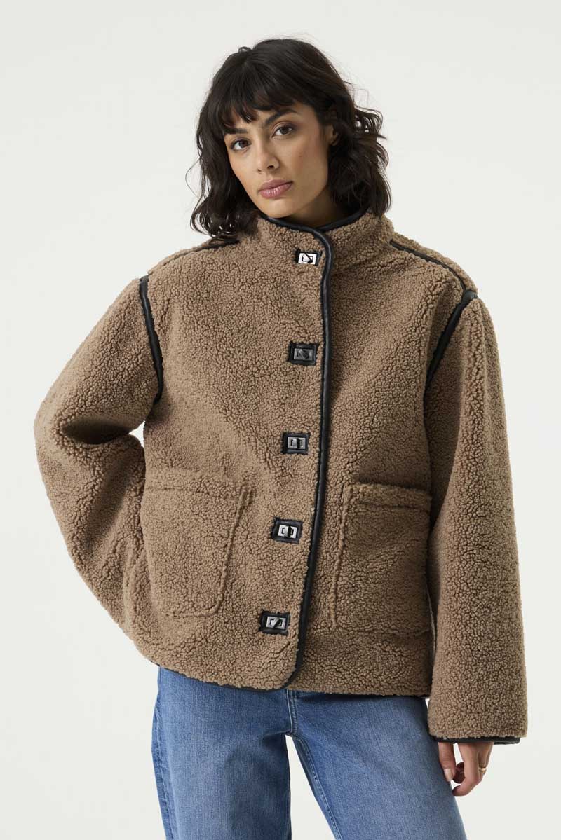Taupe Teddy Jacket